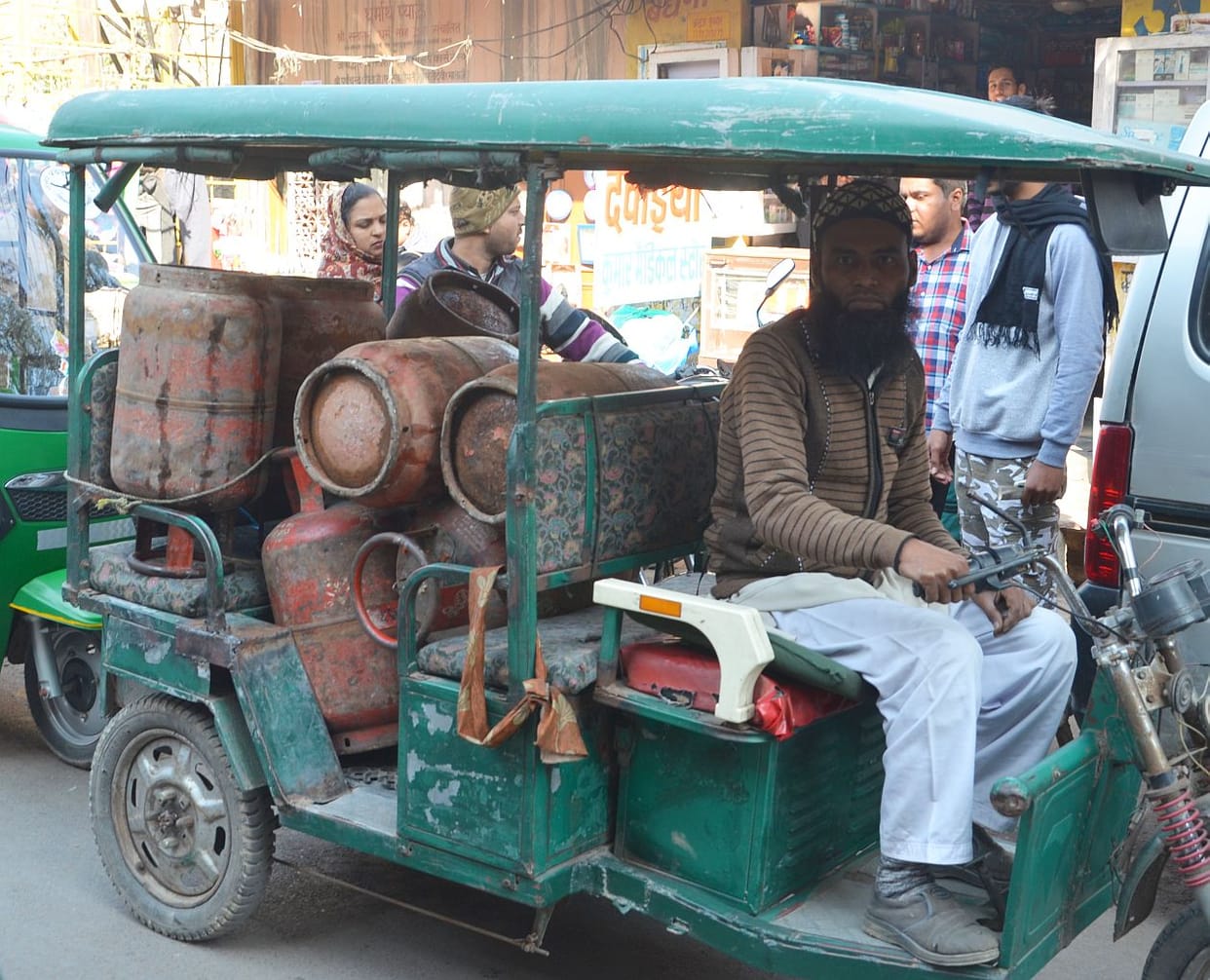 Most of the city are hurting e-rickshaw.