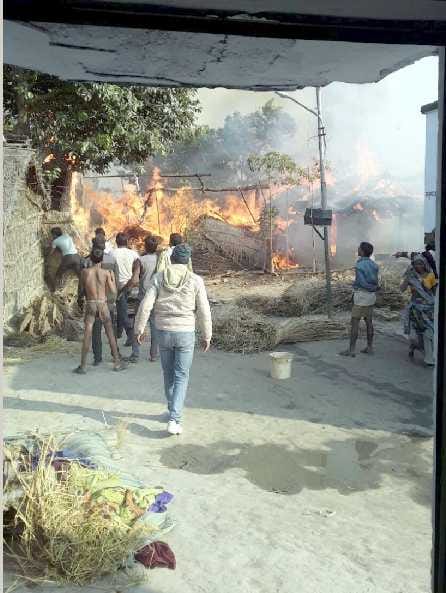 50 homes destroyed by a spark arose from garbage