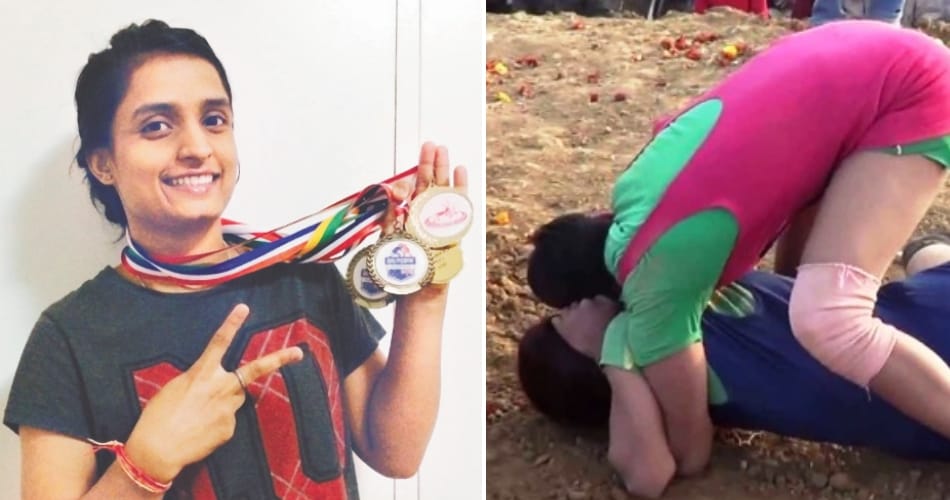 punjab wrestler ridhima struggle story, wins medal in senior wrestling championship