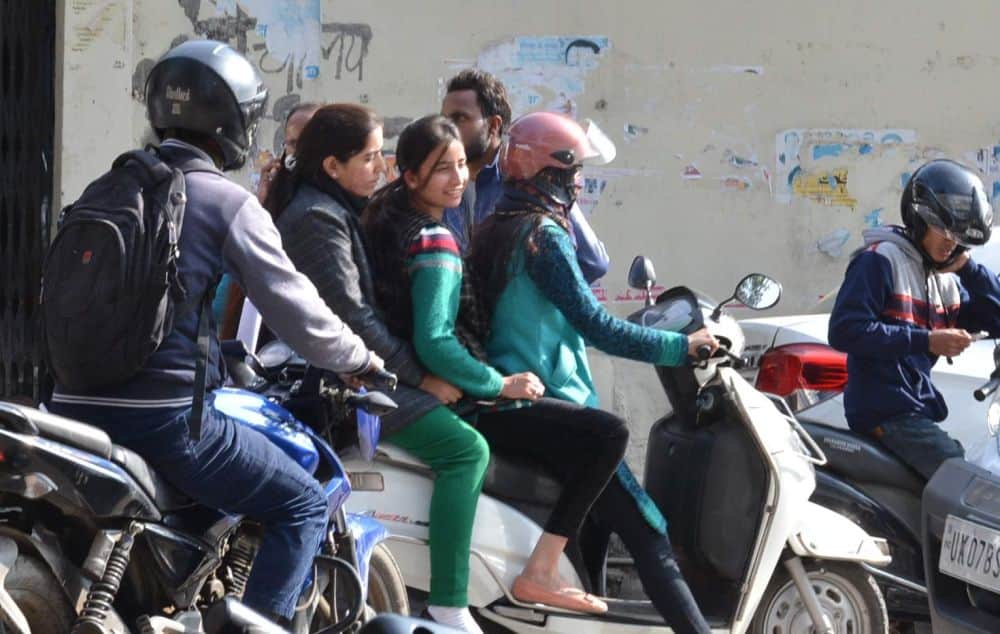 dehradun stuck from traffic jam