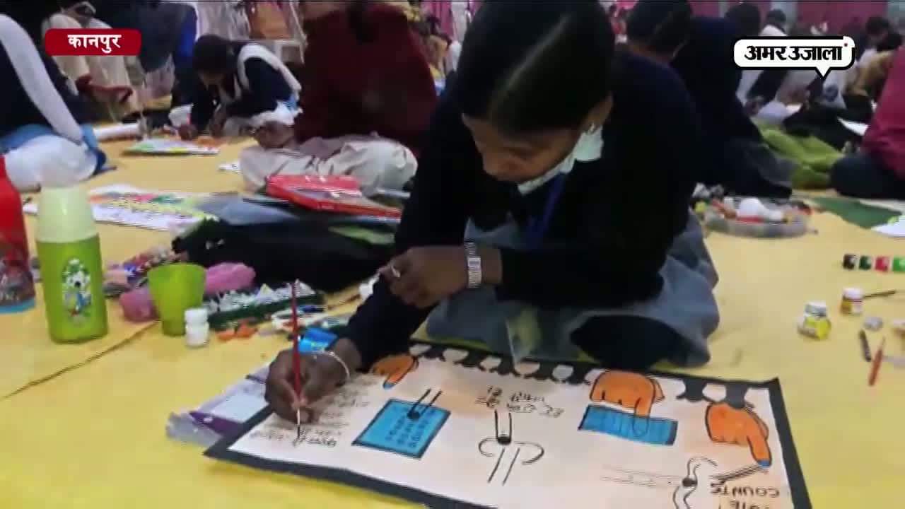  बच्चों ने रंगों से कैसे समझाया क्यों जरूरी है मतदान 