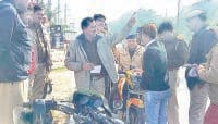 sonipat, near police choki cash crime
