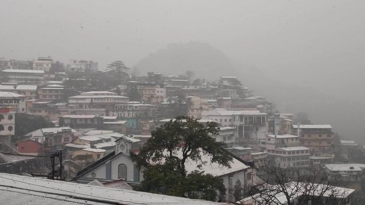 second snowfall in mussoorie and chakrata.