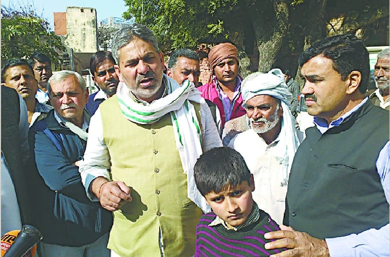 BKU national spokesman Rakesh Tikait