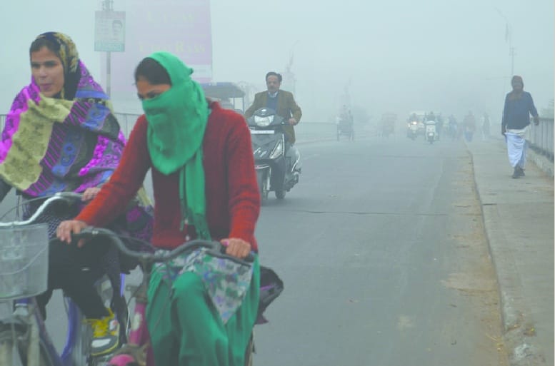 The temperature reached 3.0 degrees