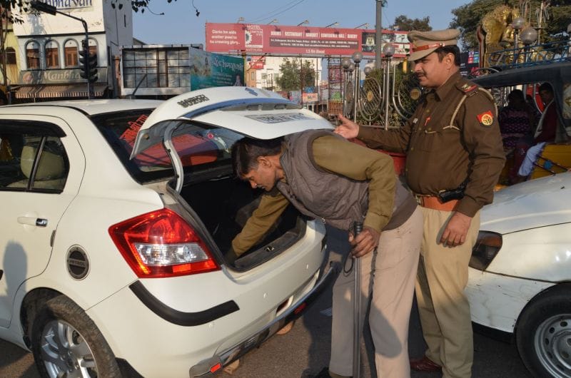 police caughted 13 lakh in checking