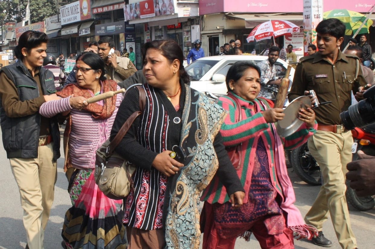 protest by congres 