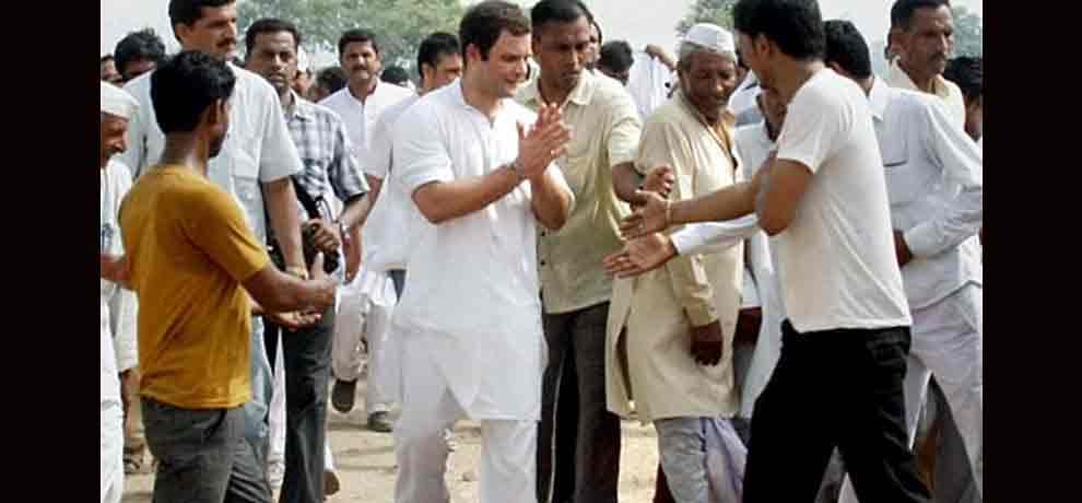 man who drives rahul gandhi bike in Bhatta and Parsaul villages left congress joins bjp