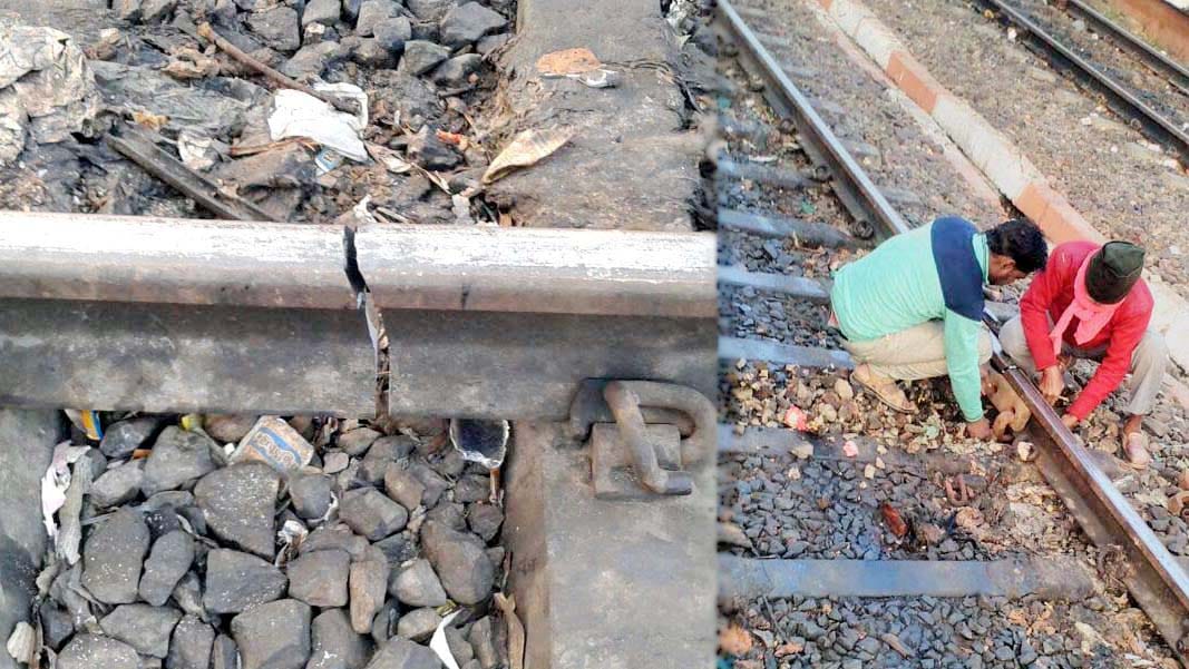 several superfast trains were passing damaged track