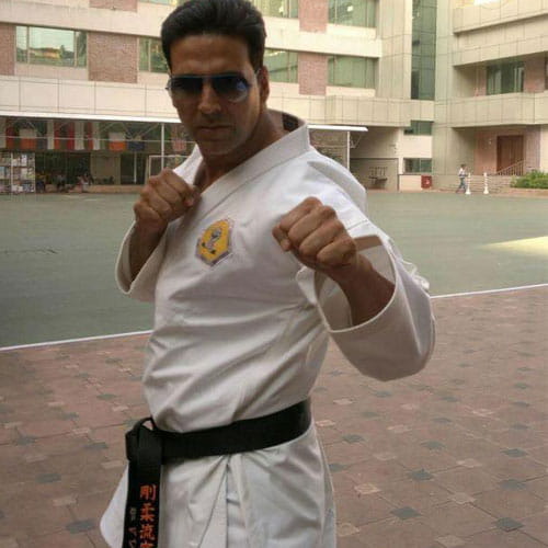 akshay kumar spend some time for meditation