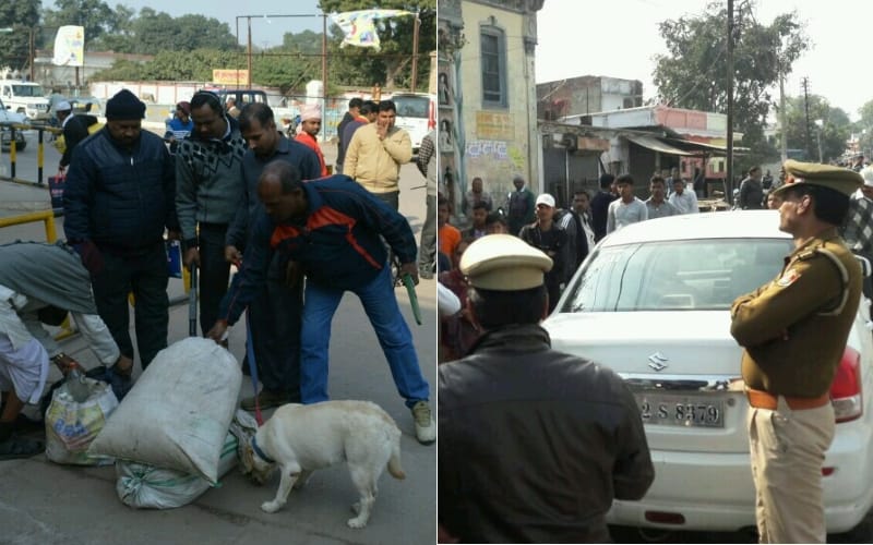 information of suspicious men at ayodhya station