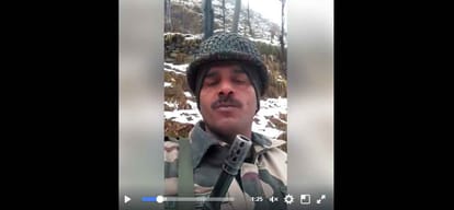 BSF jawan described pain in the video, said-officials sell goods