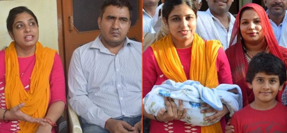 During delivery and pregnancy cleared exam, became topper in civil service