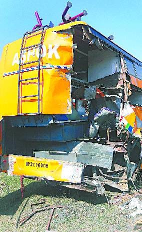 Volvo's bus depot in Hapur hit, six killed