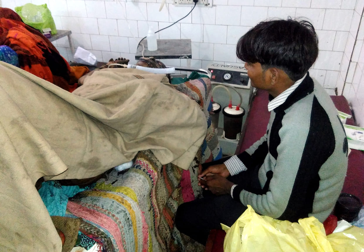 Women with children caused by fire, the death of innocents