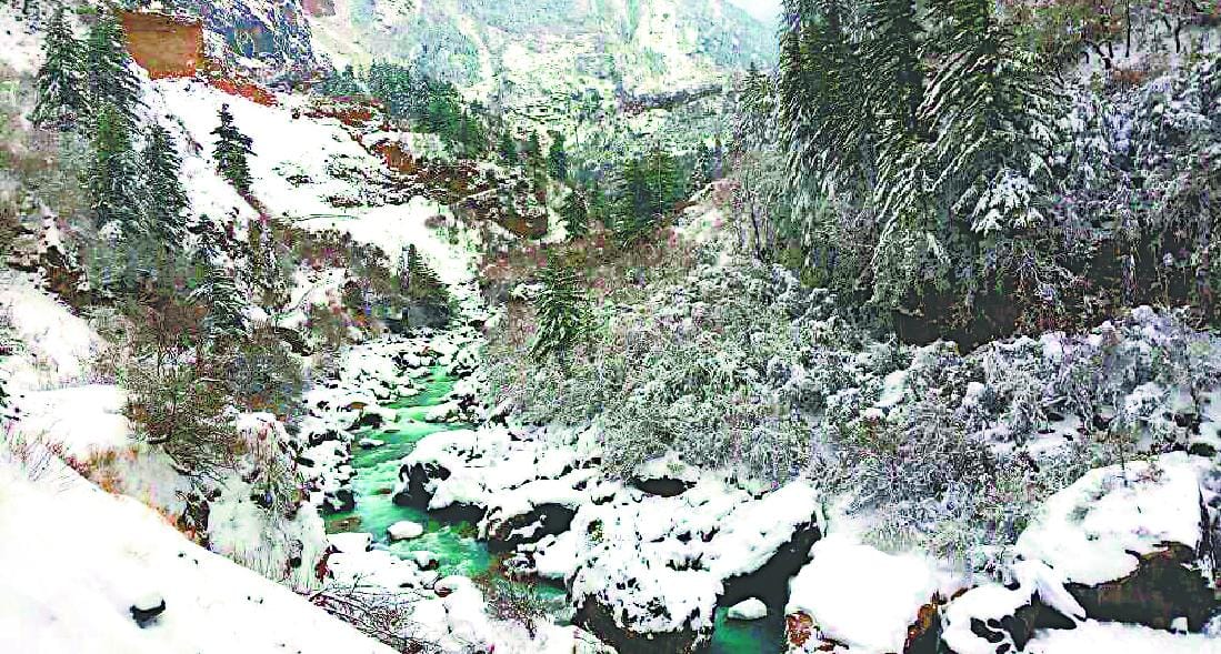 The outbreak of the severe cold wave in Pithoragarh