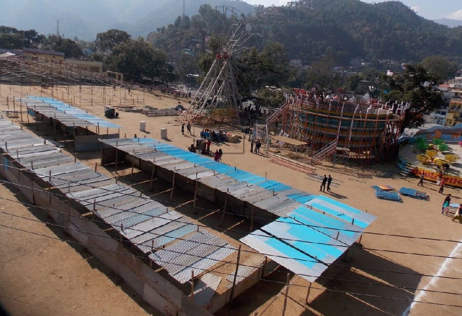 Fair preparations in Bageshwar Uttarayani