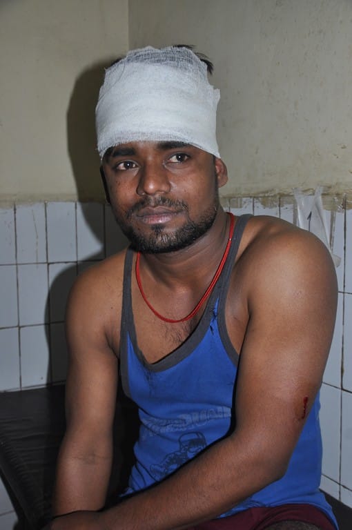 A cricketer was shot out by few people