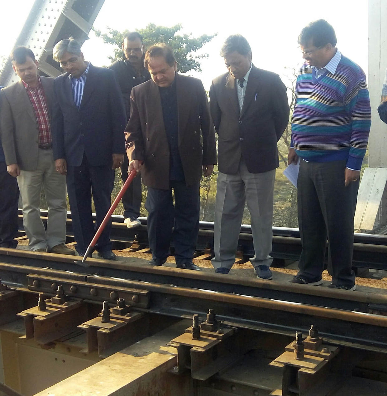 GM Kaptanganj junction inspected