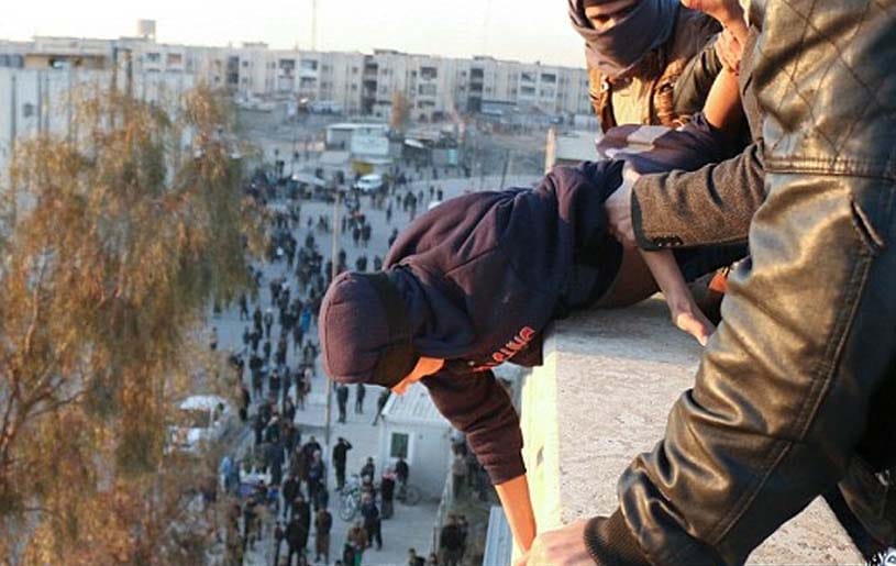  ISIS fighters killed a man for being a gay