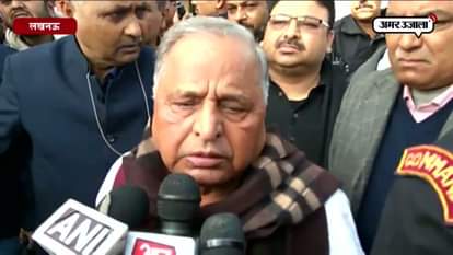 MULAYAM SINGH YADAV REACHED MAULANA'S HOUSE TO GIVE CONSOLE