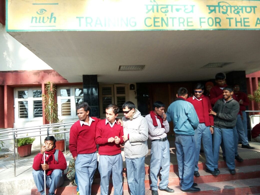 dehradun NIVH student on strike