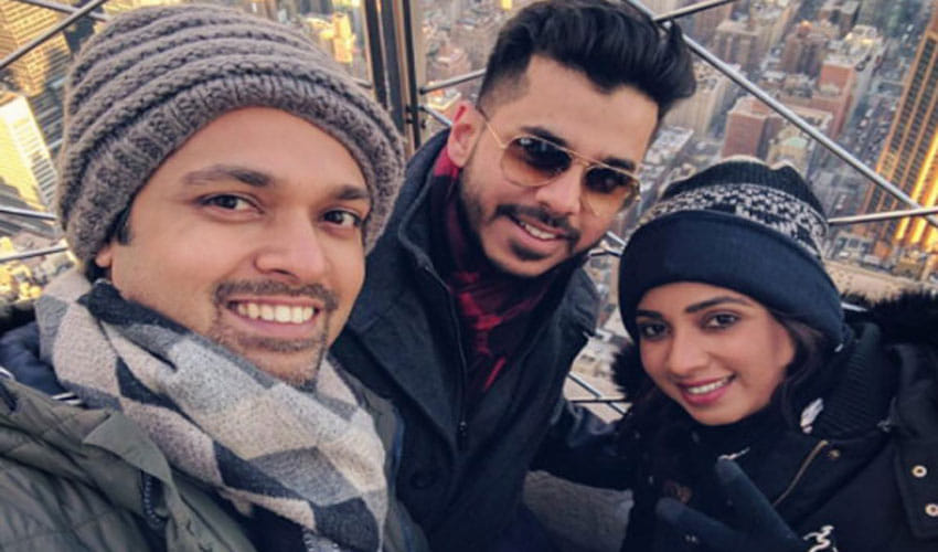 shreya ghoshal enjoys her vacation with her husband