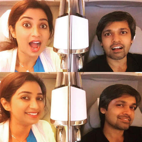 shreya ghoshal enjoys her vacation with her husband