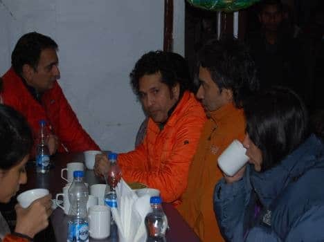 sachin tendulkar enjoing holidays with family.
