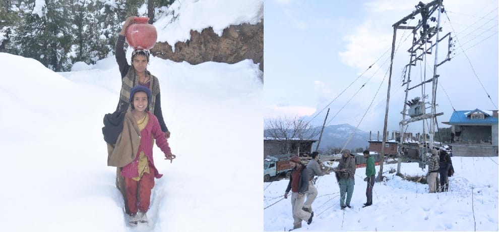power supply yet not restored in himachal after heavy snowfall