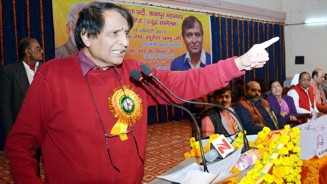 suresh prabhu said old rail track will be change