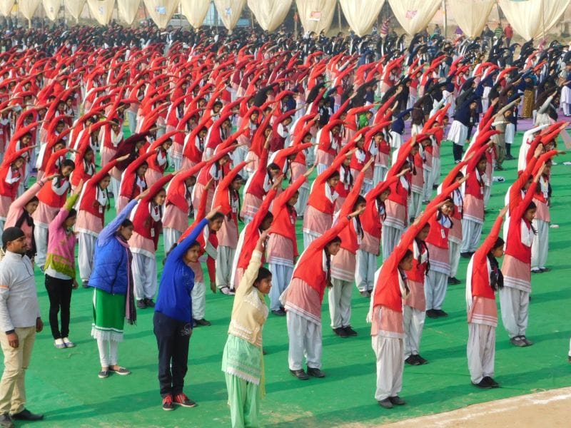 2 thousand people joined the Surya Namaskar Mahayagya