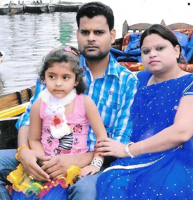 The couple and their daughter died in the accident in Kmlapuri weeds