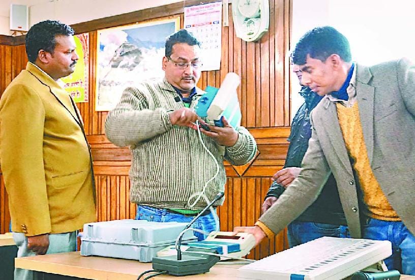 Election of magistrates trained EVMs