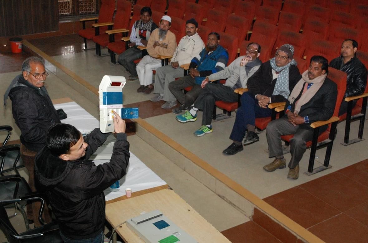 election commission guide line for EVM