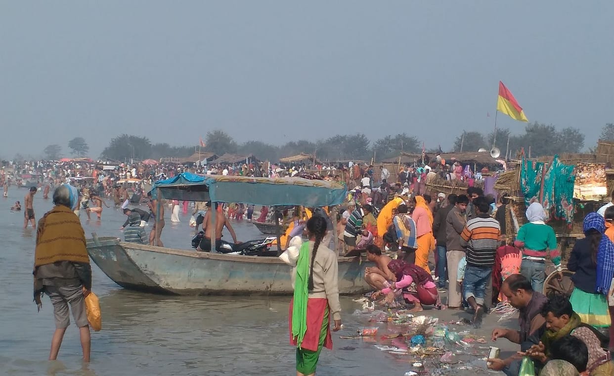 har har gange on river bank