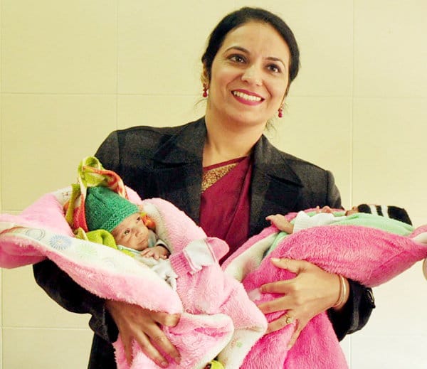 ludhiana lady gave birth to four child, two boys two girls