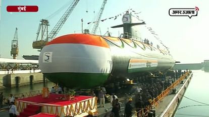 Second Scorpene class submarine launched in Mumbai for Indian Navy