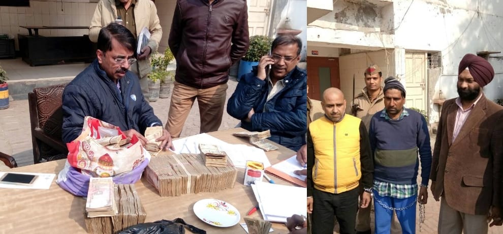 Sahibabad Police arrested 3 persons and seized Rs 31.65 Lakh in demonetised currency