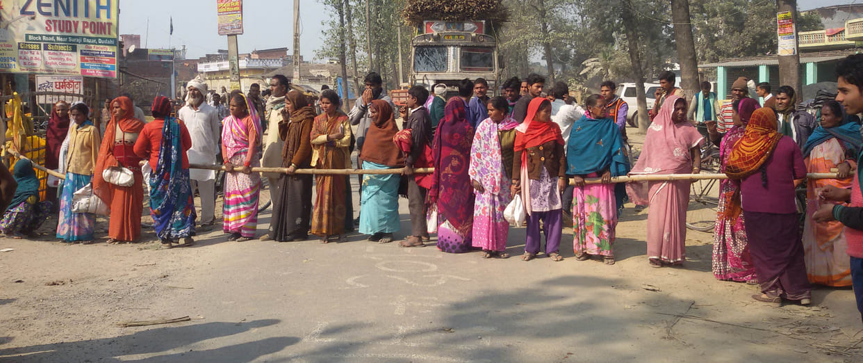 Angry Customers road blockades