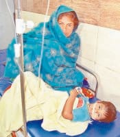 women, children, eat posion, two die, kaithal