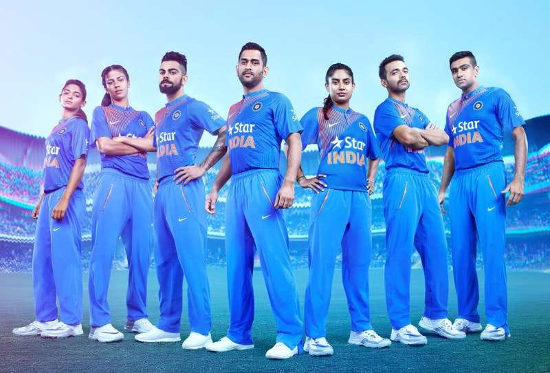 Team India to sport new jersey in ODI series against England