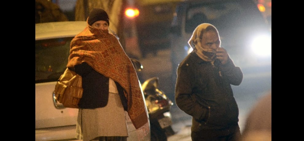 extream winter in Uttar Pradesh.