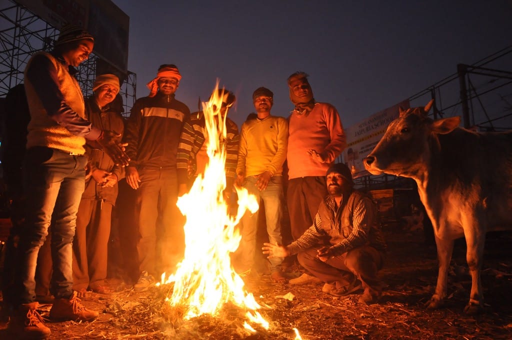 uttar pradesh shivers with cold, lucknow recorded zero degree celsius