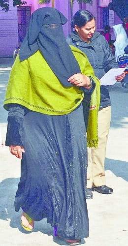 The woman arrested