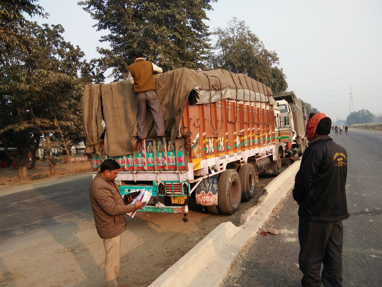 Amla hair oil by truck on highway 462 theft cases