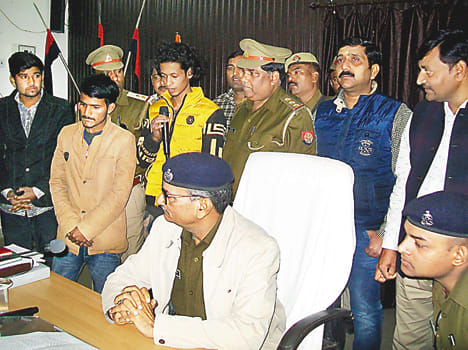 Property dealer threatens all three were arrested