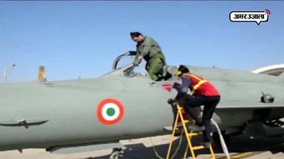Air Chief BS Dhanoa flies solo in MIG-21 from utarlai airbase 
