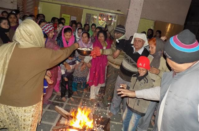 Lohri dissolved sweetness, joy shadow
