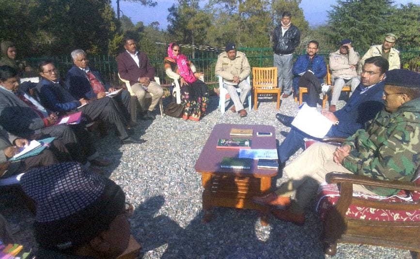 DM meeting in Ranikhet